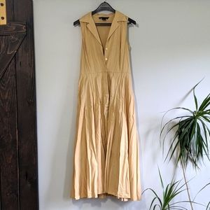 Jones New York pleated maxi dress